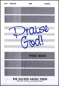 Praise God SATB choral sheet music cover Thumbnail